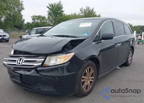 2012 Honda Odyssey Ex-L from USA, damaged, VIN 5FNRL5H66CB099448
